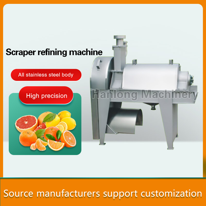 Scraper refining machine